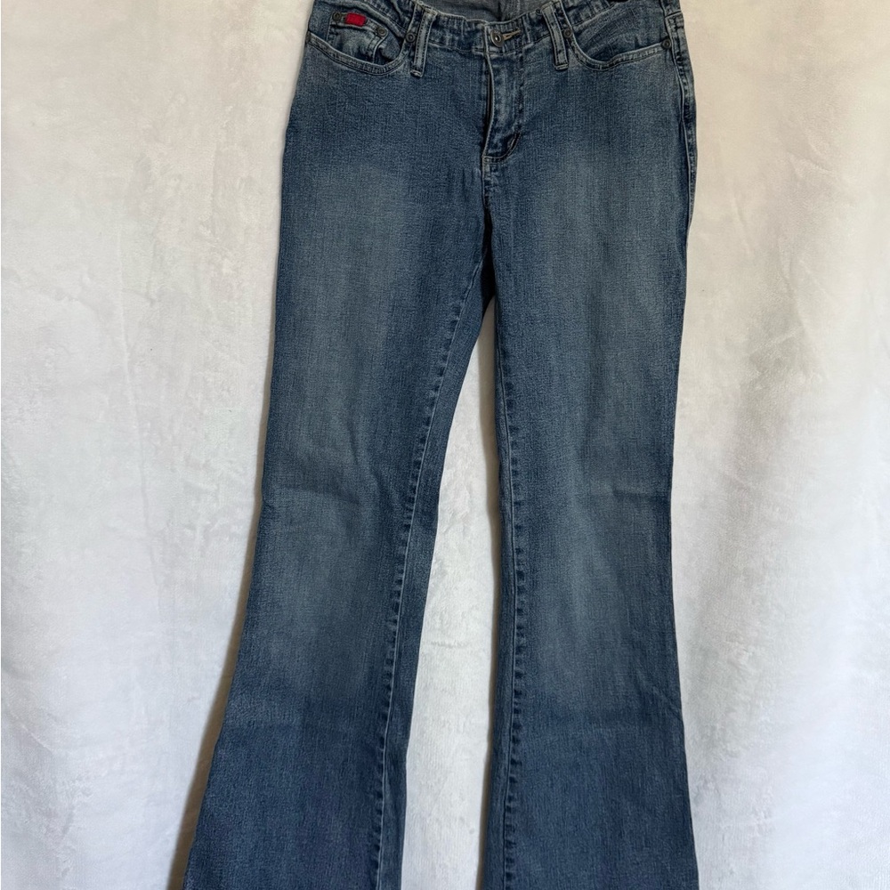 TILT Blue Flare Women's Jeans Y2K